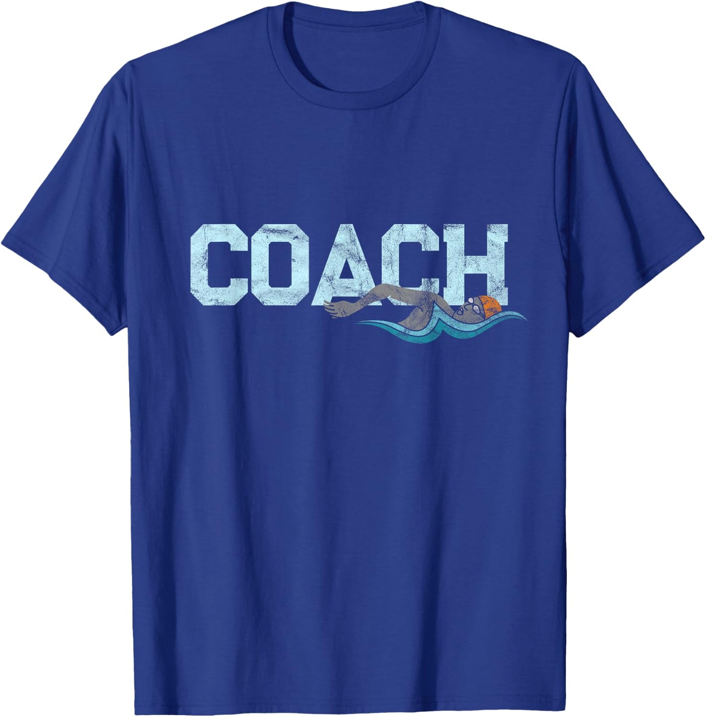 Appreciation Gifts For Swim Coaches Funny Swim Teacher Coach T-Shirt - T-Shirt | Royal