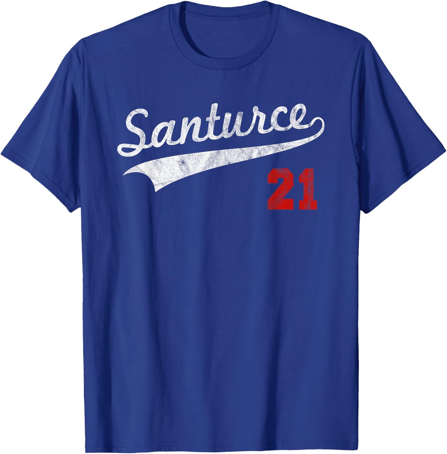 Santurce 21 Puerto Rico Baseball Boricua Men Women T-Shirt - T-Shirt | Royal