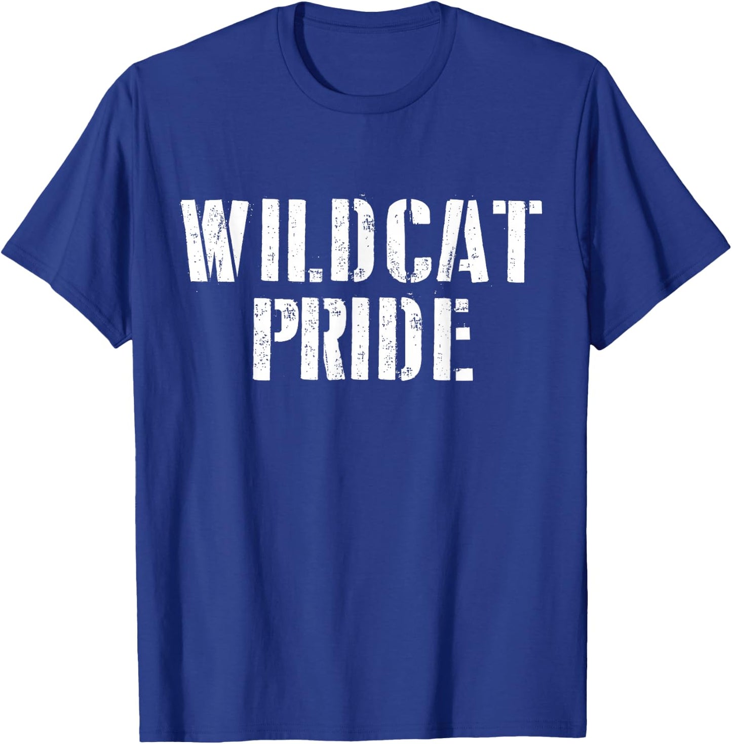Sports Fan School Spirit | Wildcat Pride T-Shirt - T-Shirt | Royal
