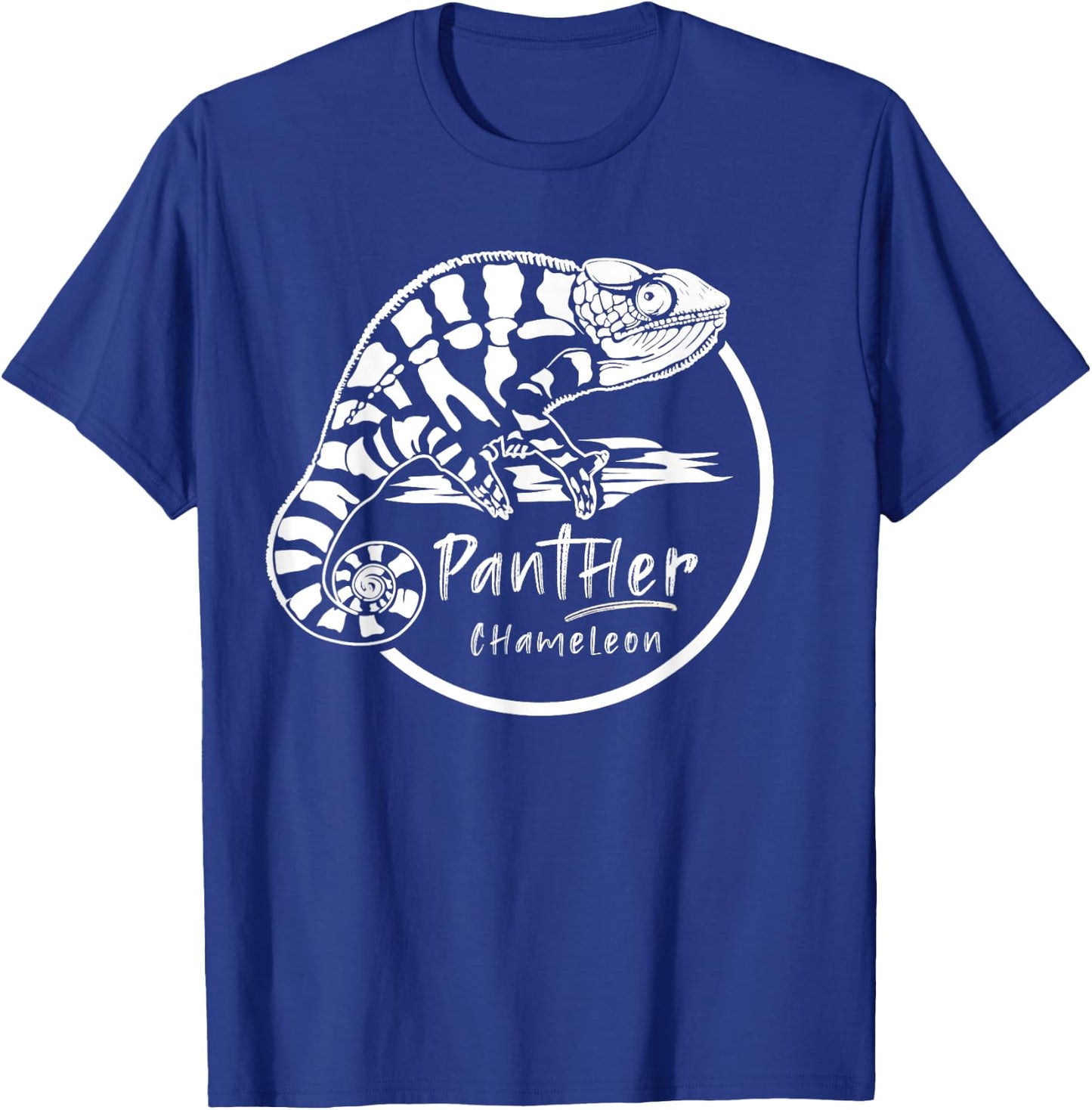 Panther Chameleon Reptile Keepers Lizard T-Shirt - T-Shirt | Royal