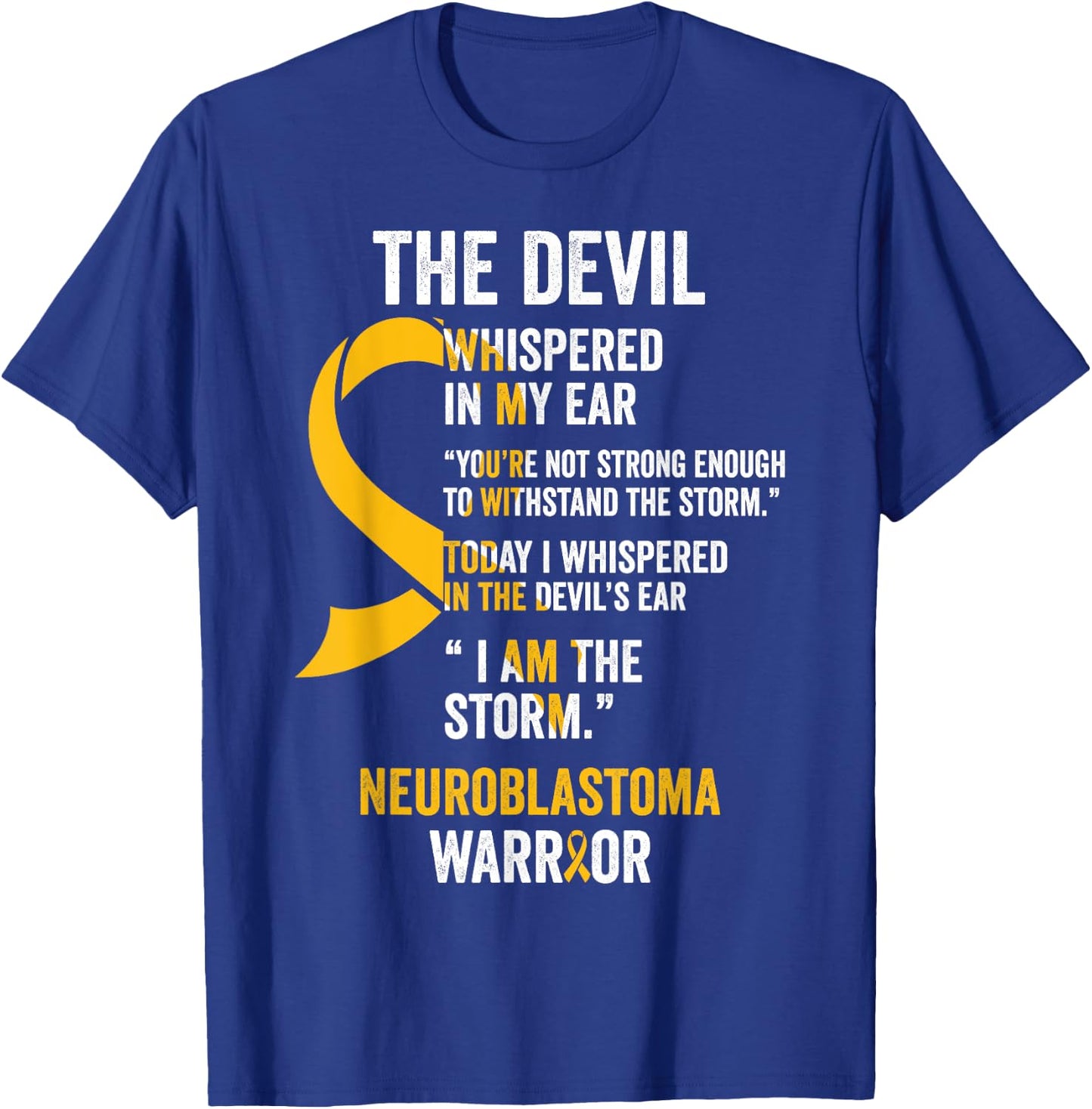 Neuroblastoma Awareness Ribbon T Shirts T-Shirt - T-Shirt | Royal