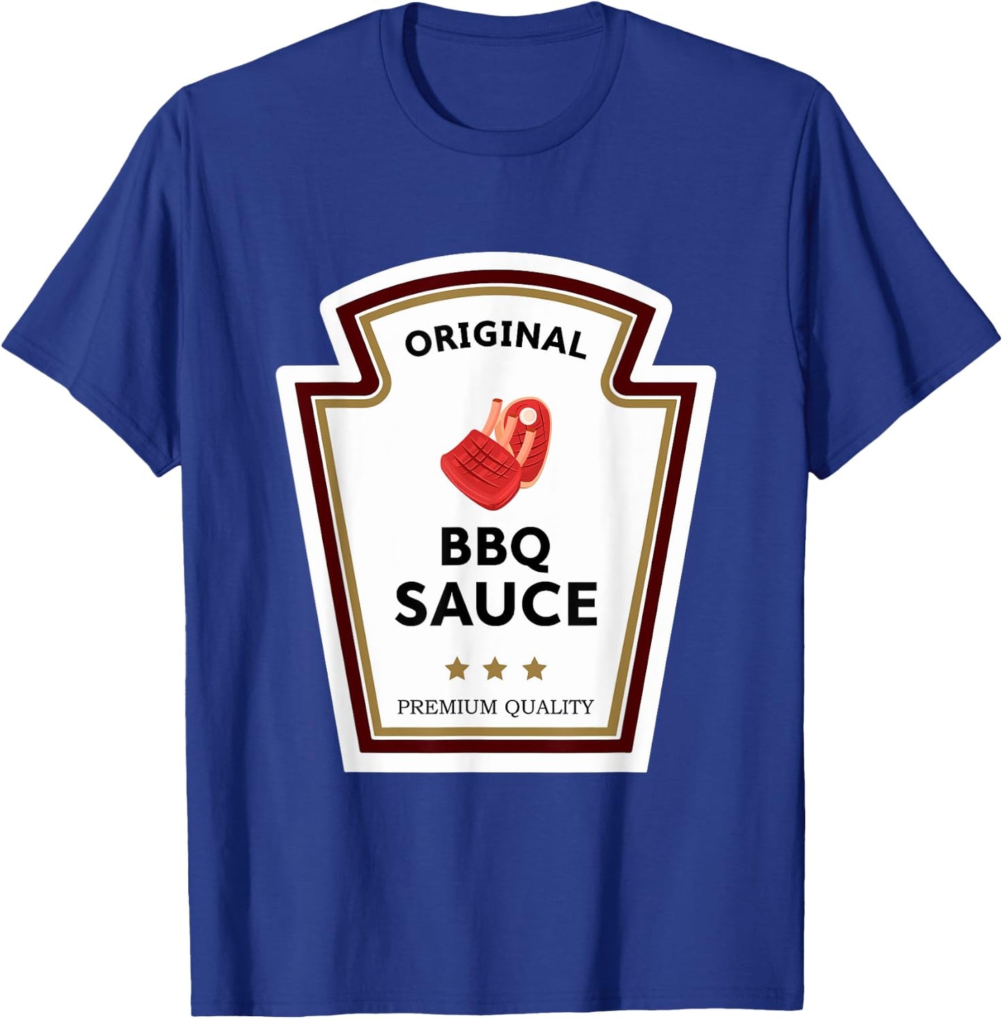 Original BBQ Sauce Condiment Group Costume T-Shirt - T-Shirt | Royal