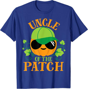 Uncle Pumpkin of the Patch Matching Family Set Men Halloween T-Shirt - T-Shirt | Royal