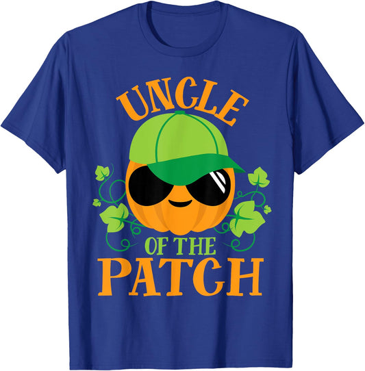 Uncle Pumpkin of the Patch Matching Family Set Men Halloween T-Shirt - T-Shirt | Royal