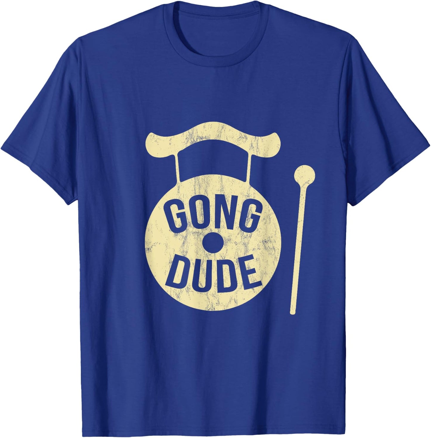 Gong Instrument Geschenk Black -Adults Retro Vintage Music T-Shirt - T-Shirt | Royal