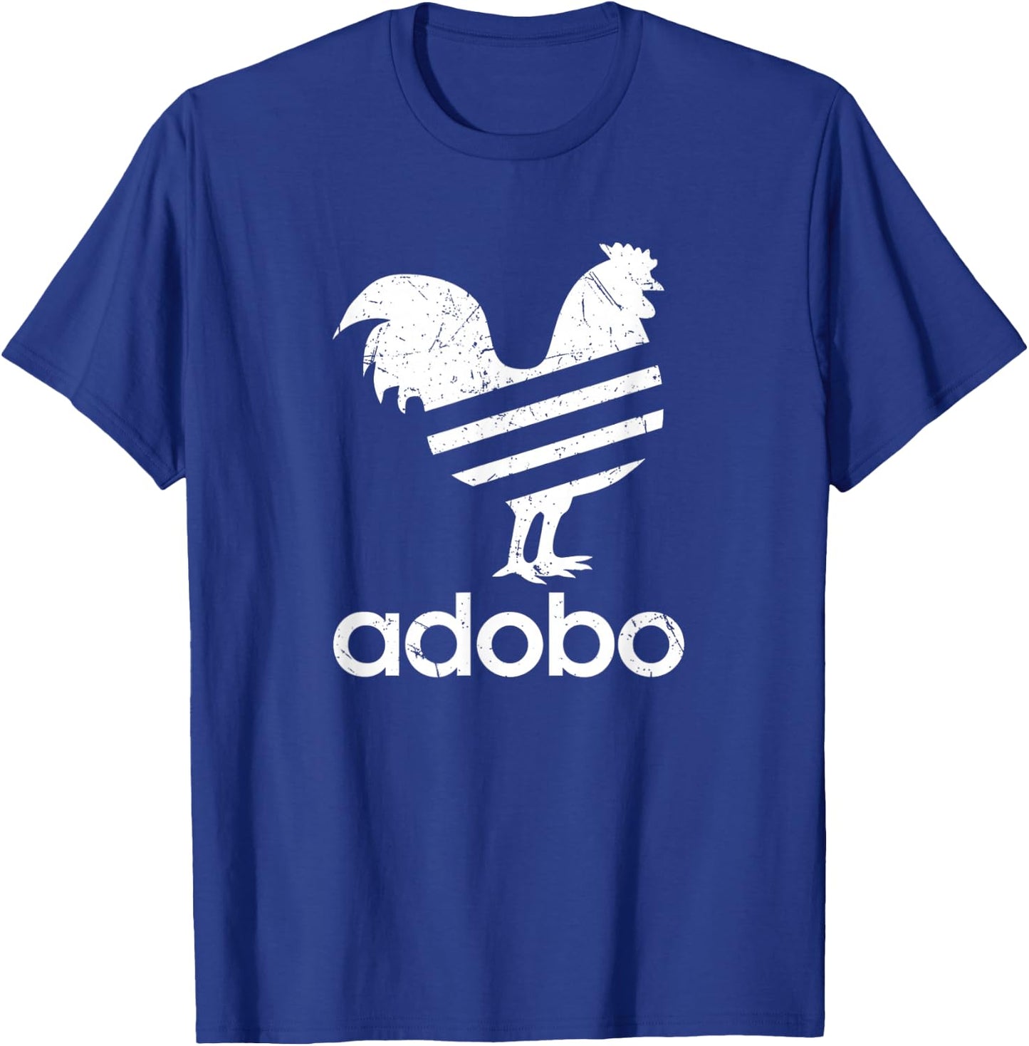 Adobo T Shirt - Distressed Graphic T-Shirt - T-Shirt | Royal