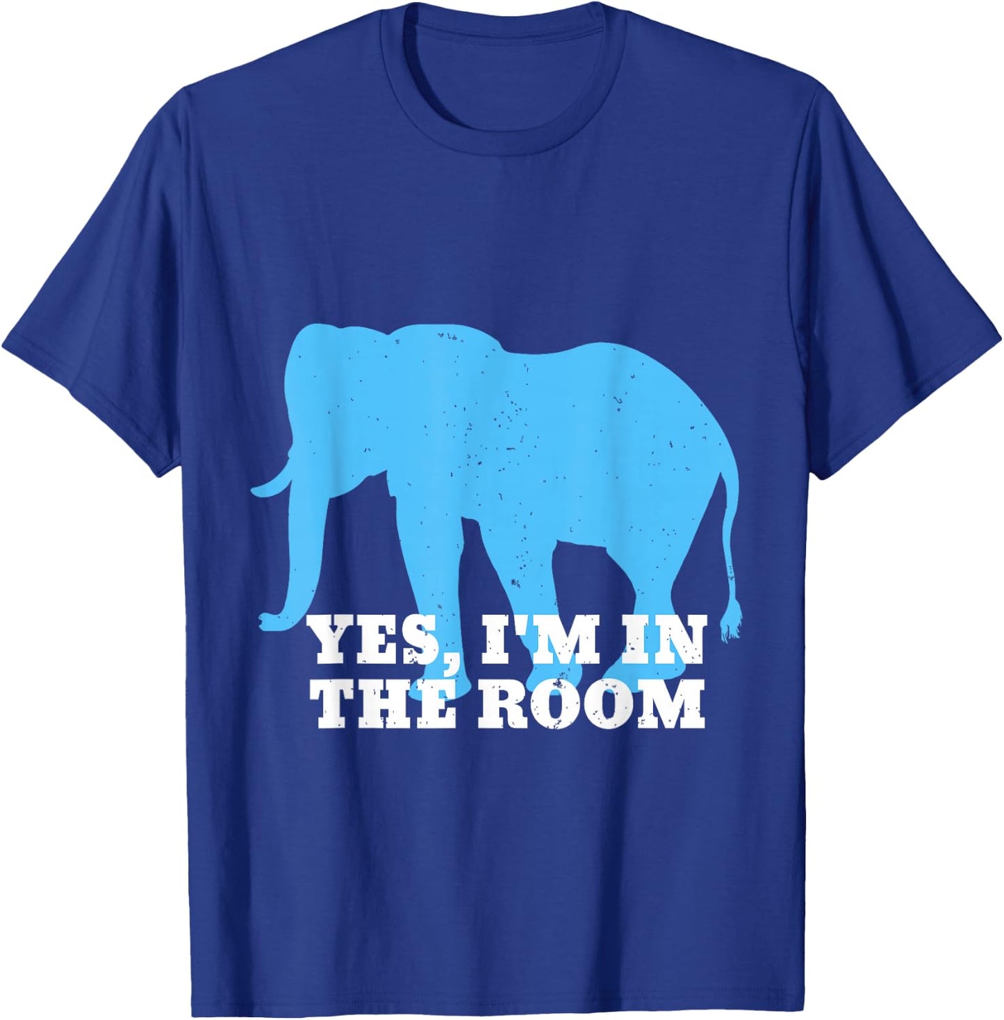 Funny Elephant Shirt Elephant In The Room Animal Lover Shirt T-Shirt - T-Shirt | Royal