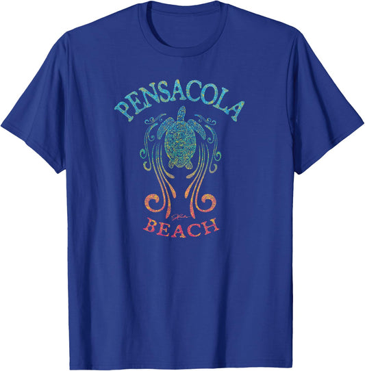 JCombs: Pensacola Beach, FL, Sea Turtle in the Slipstream Women Girls Kids T-Shirt - T-Shirt | Royal