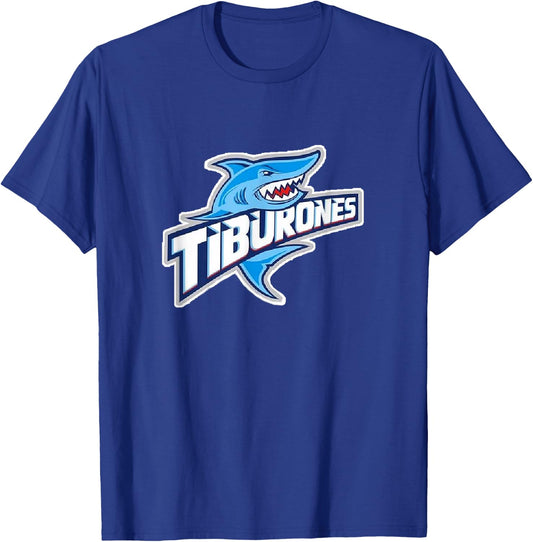 Puerto Penasco Tiburones Rocky Point Sharks Baseball T-Shirt - T-Shirt | Royal