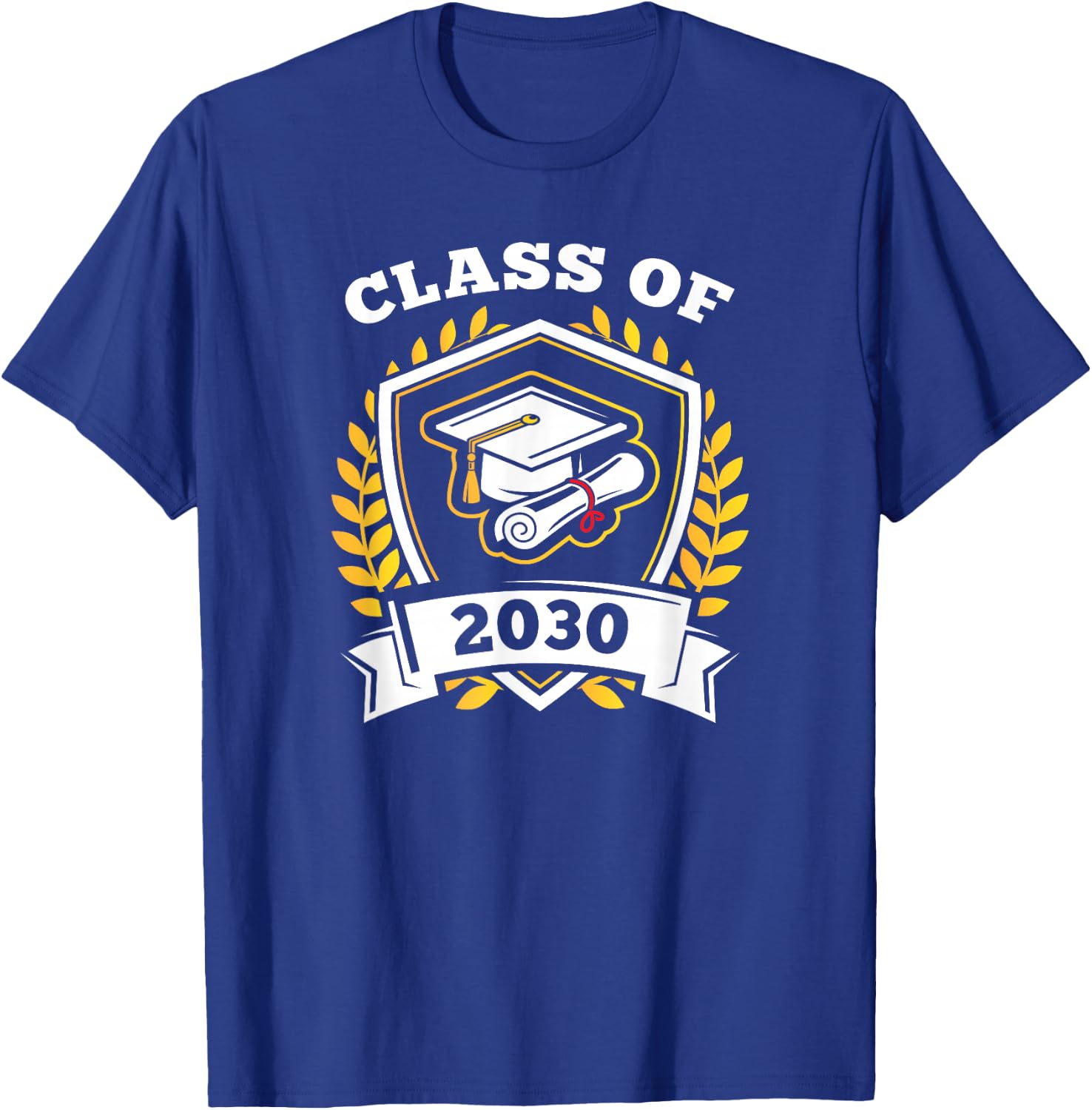 Class of 2030 - Class of 2030 Graduation T-Shirt - T-Shirt | Royal
