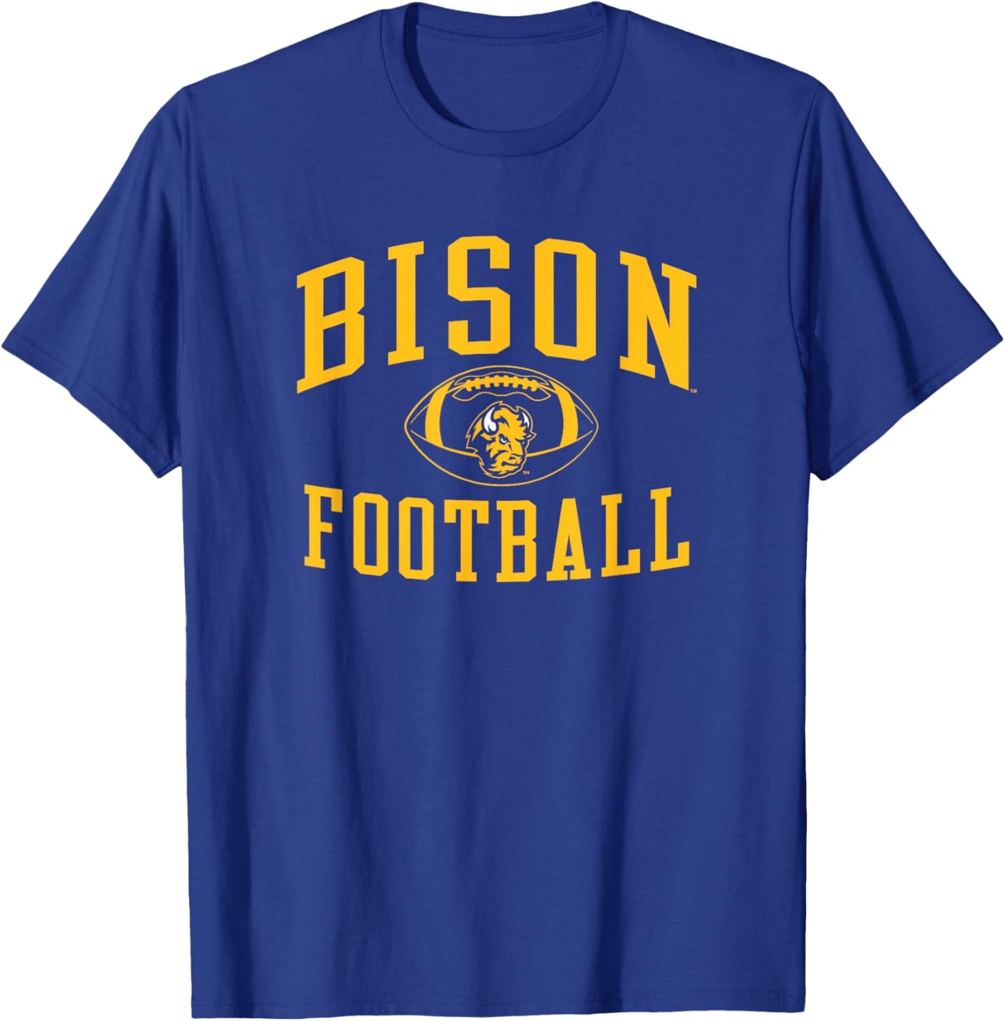 North Dakota State Bison Football Sack Green T-Shirt - T-Shirt | Royal