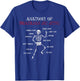 MMA Grappling Anatomy of BJJ Brazilian Jiu Jitsu T-Shirt - T-Shirt | Royal