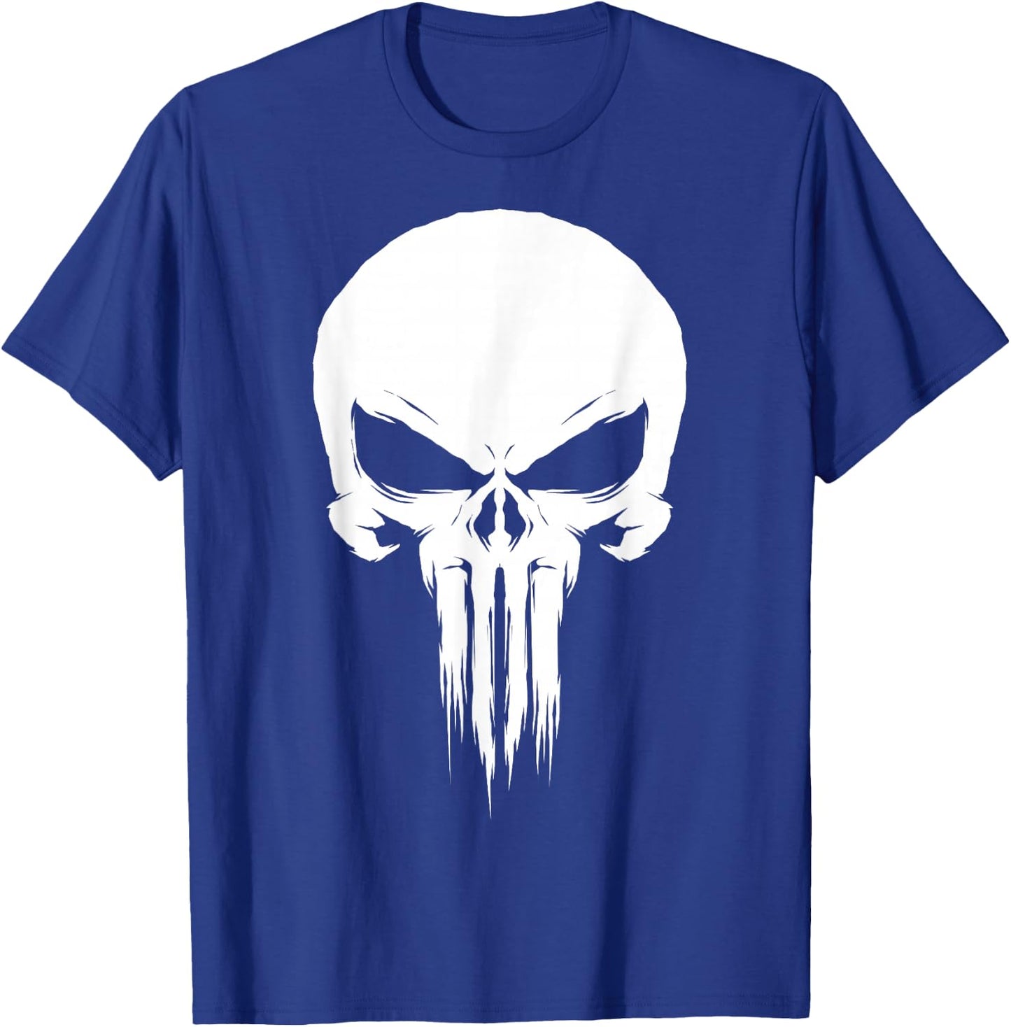 Marvel Original Punisher Painted Chest Logo Graphic T-Shirt - T-Shirt | Royal