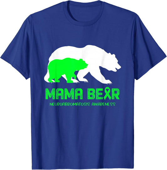 Mama Bear Neurofibromatosis Awareness Shirt Men T-Shirt - T-Shirt | Royal