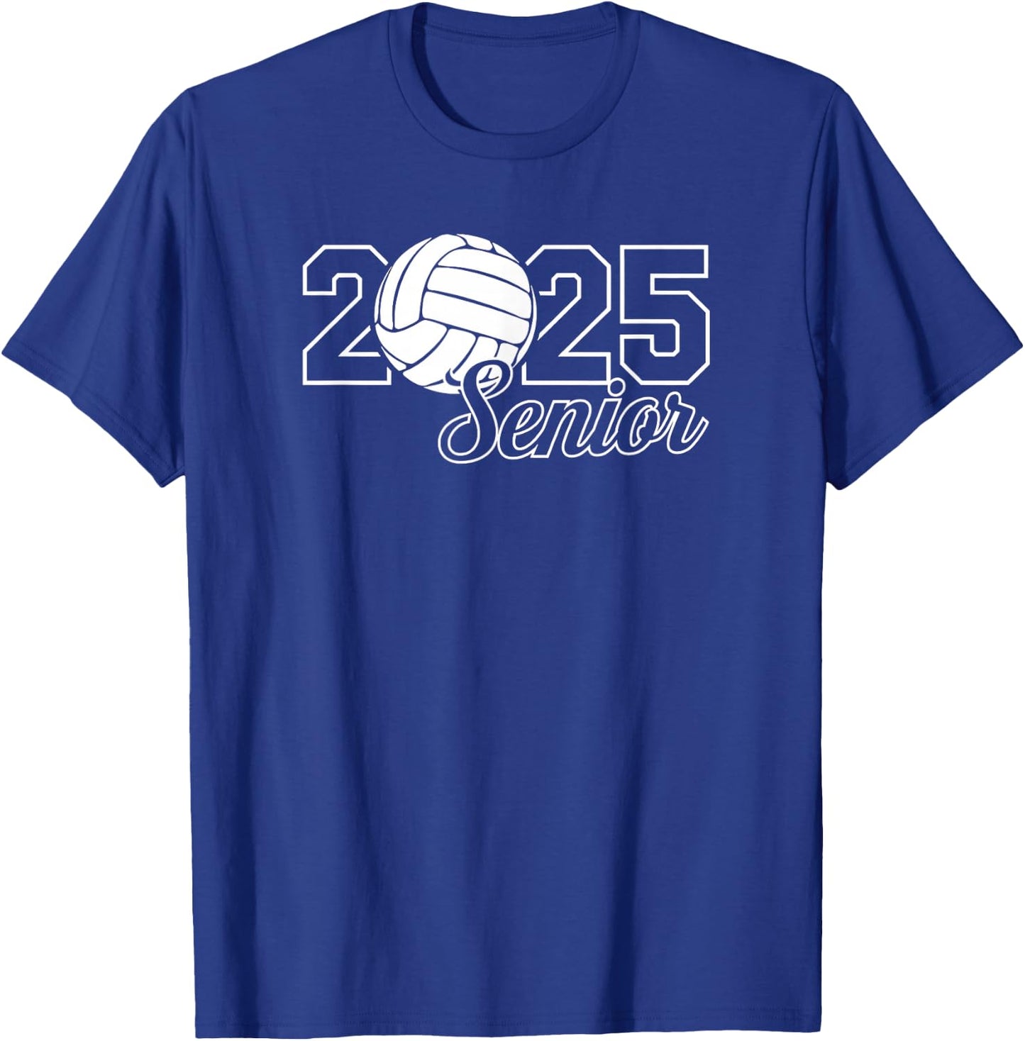 Senior 2025 Volleyball Mom High School Graduation Outfit Pro T-Shirt - T-Shirt | Royal