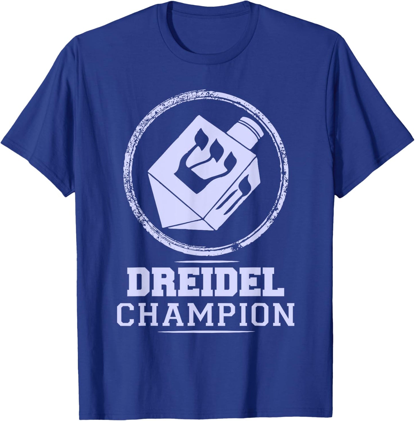 Dreidel Champion - Funny Hannukah Gift T-Shirt - T-Shirt | Royal
