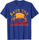 Save the Amur Leopard Shirt Animal Lover Vintage Retro Gift T-Shirt - T-Shirt | Royal