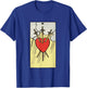 Heartbreaker Swords Tarot Card Heart Minor Arcana Funny T-Shirt - T-Shirt | Royal