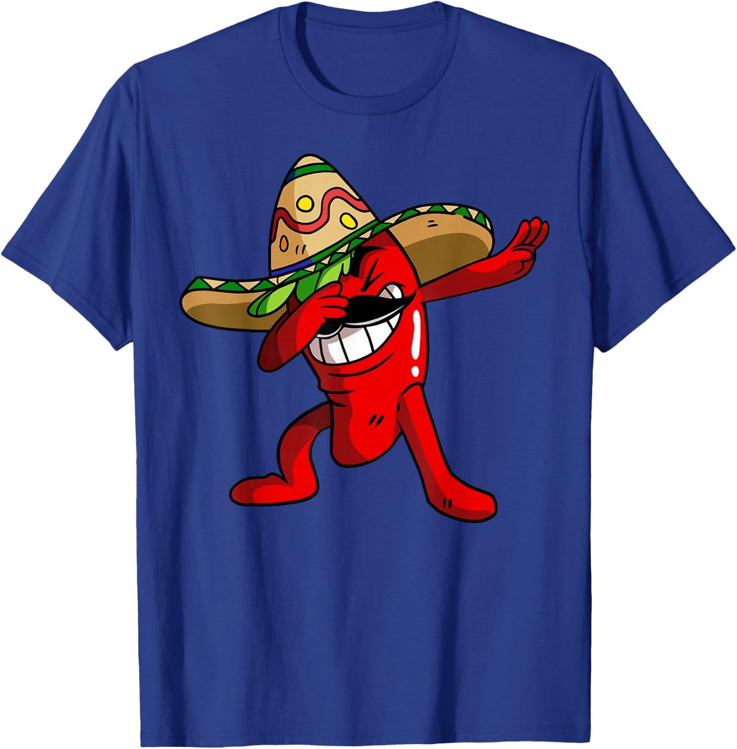 Dabbing Chili Pepper Shirt, Chili Today Hot Tamale T-Shirt - T-Shirt | Royal