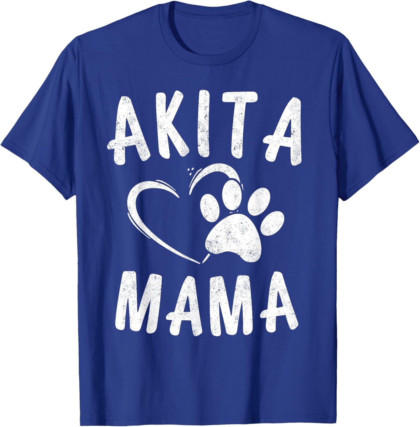 Fun Akita Mama Gift Pet Lover Apparel Dog Akita Mom Women Kids T-Shirt - T-Shirt | Royal