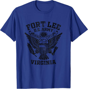 Fort Lee US Military Base Virginia VA Ft Lee Veteran Gifts T-Shirt - T-Shirt | Royal