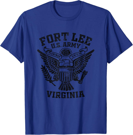 Fort Lee US Military Base Virginia VA Ft Lee Veteran Gifts T-Shirt - T-Shirt | Royal