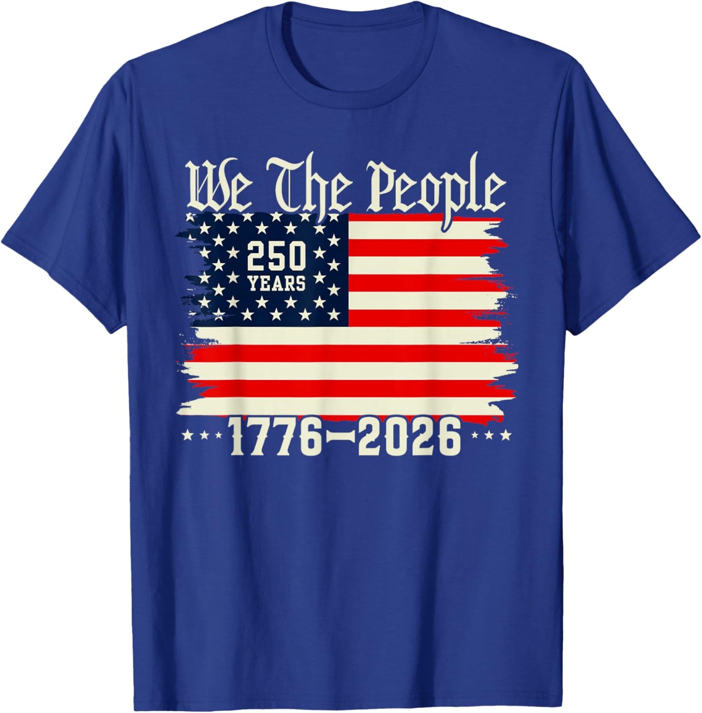 250 Years America Anniversary 250th Independence Day Freedom T-Shirt - T-Shirt | Royal
