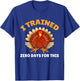 Thanksgiving Running Turkey I Trained Zero Days T-Shirt - T-Shirt | Royal