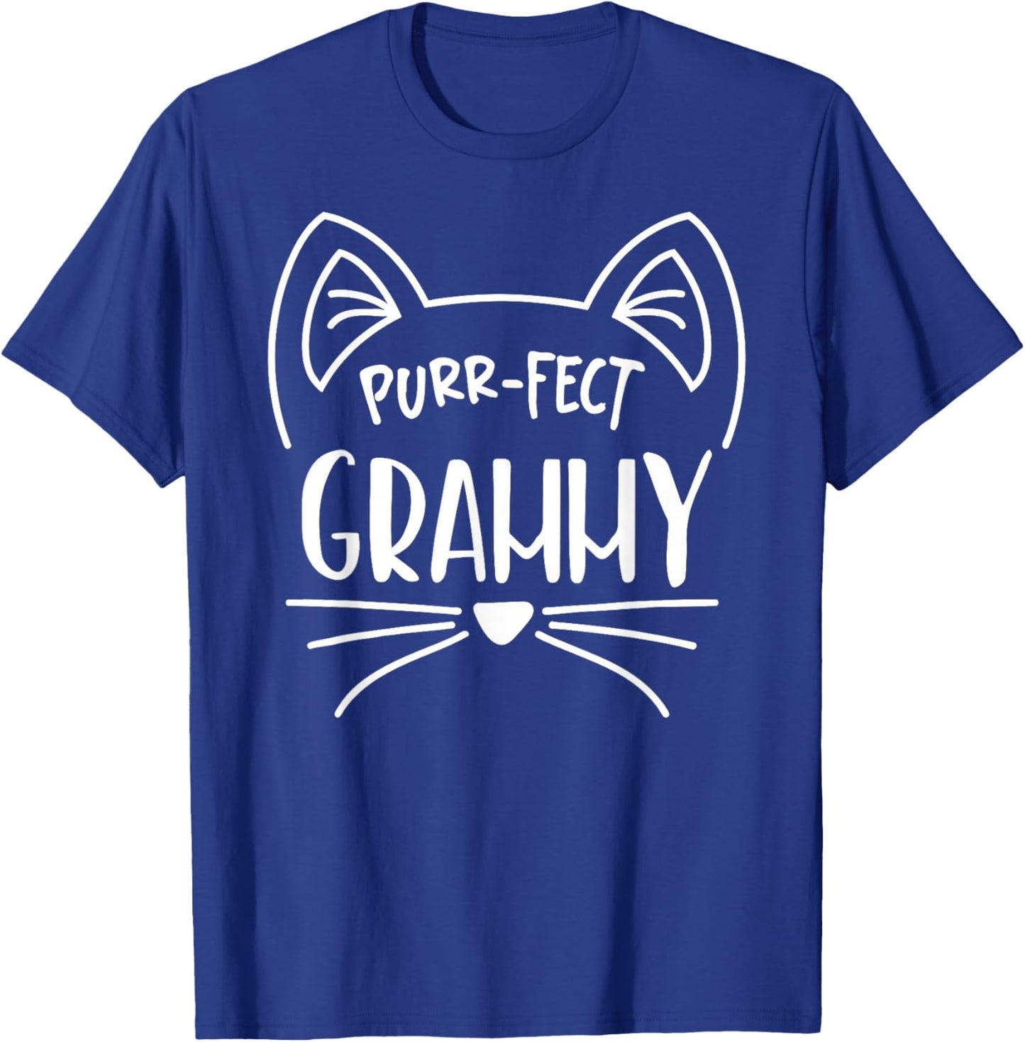 Purr-fect Grammy Cat Meow T-Shirt - T-Shirt | Royal