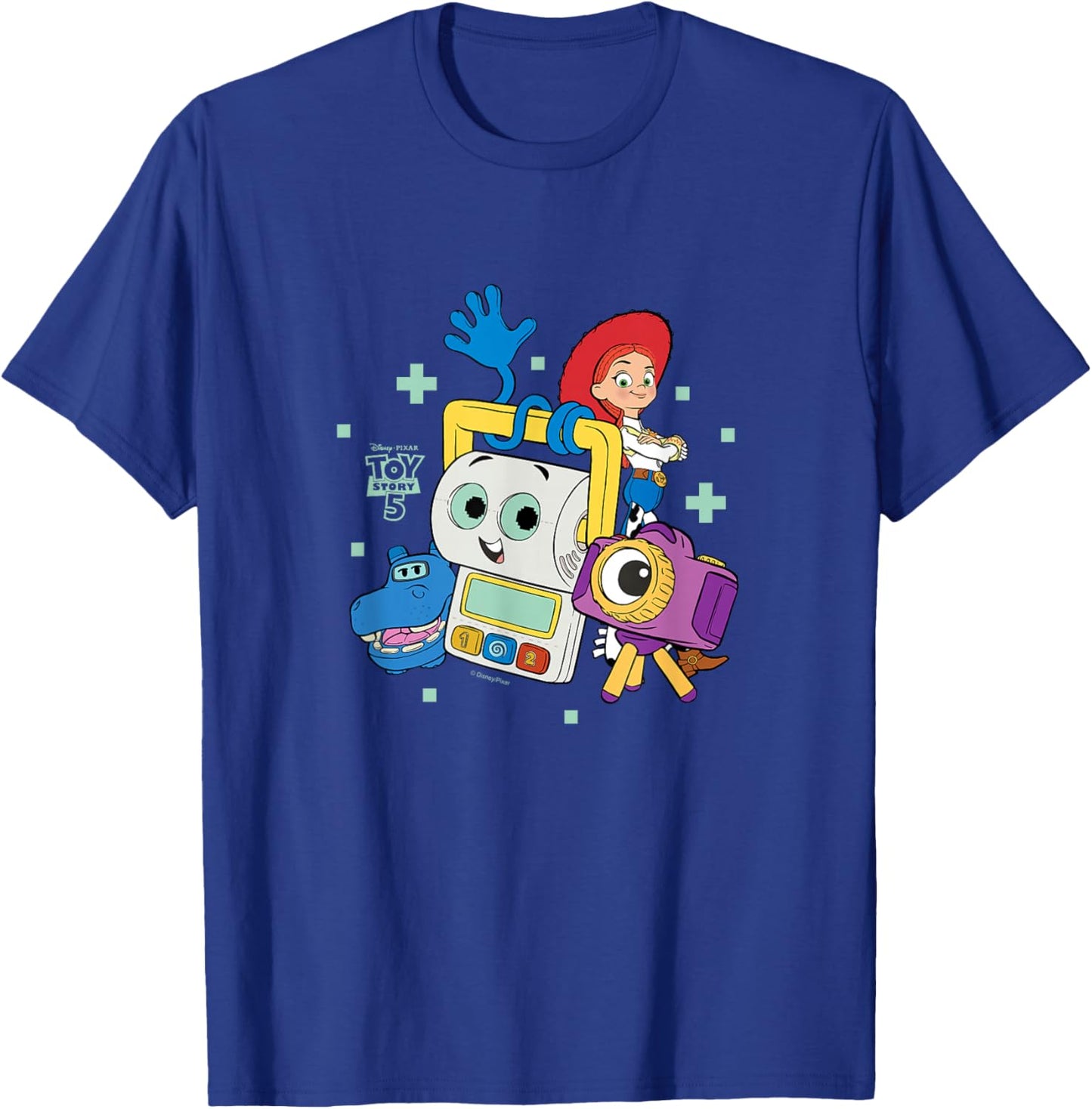 Toy Story 5 - Jessie Atlas Snappy Smarty Pants Group T-Shirt - T-Shirt | Royal
