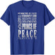 Wonderful Counselor Prince Of Peace T Shirt Christmas Bible T-Shirt - T-Shirt | Royal