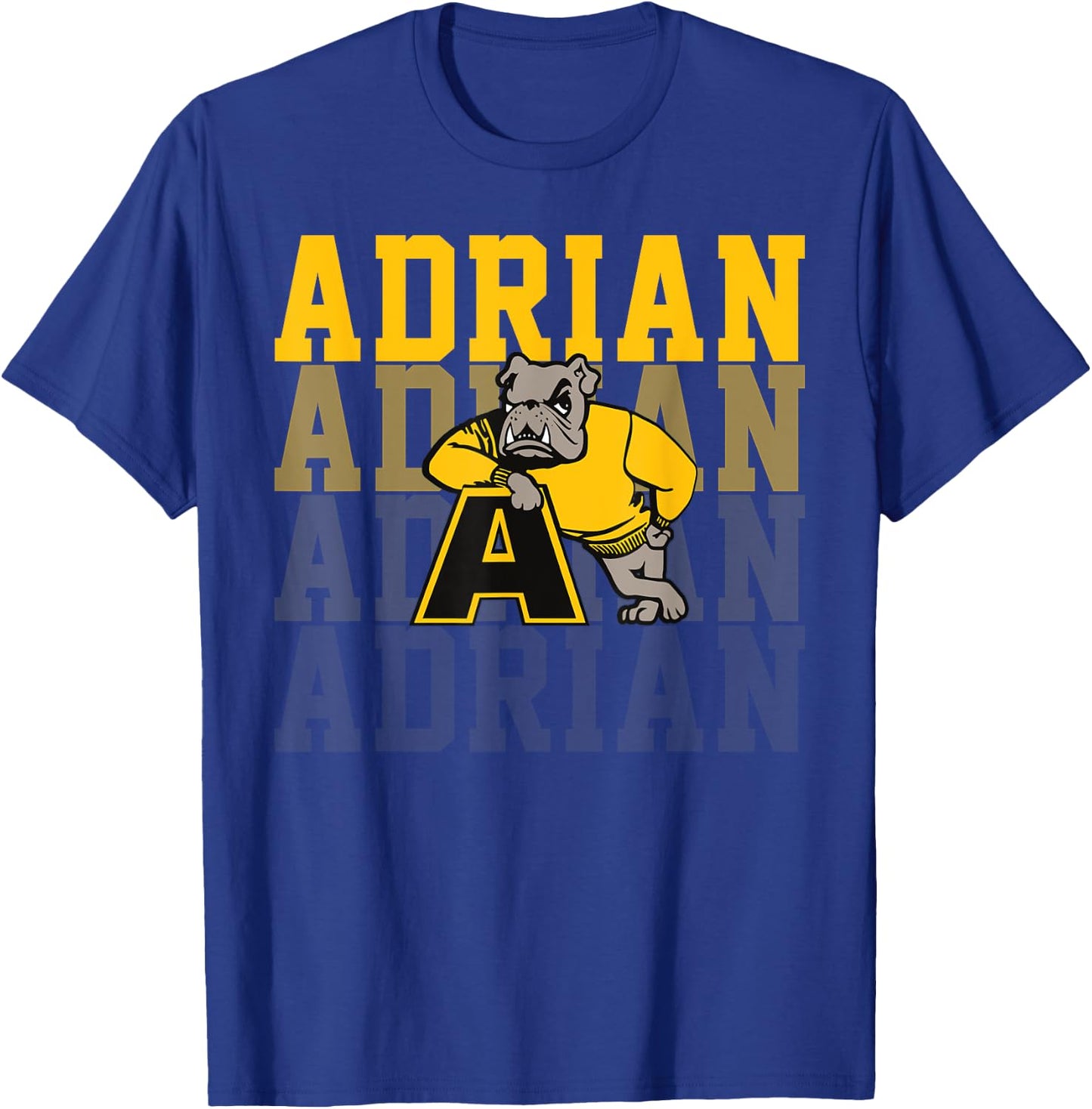 Adrian College Retro Vintage Design Women Boy Girl T-Shirt - T-Shirt | Royal