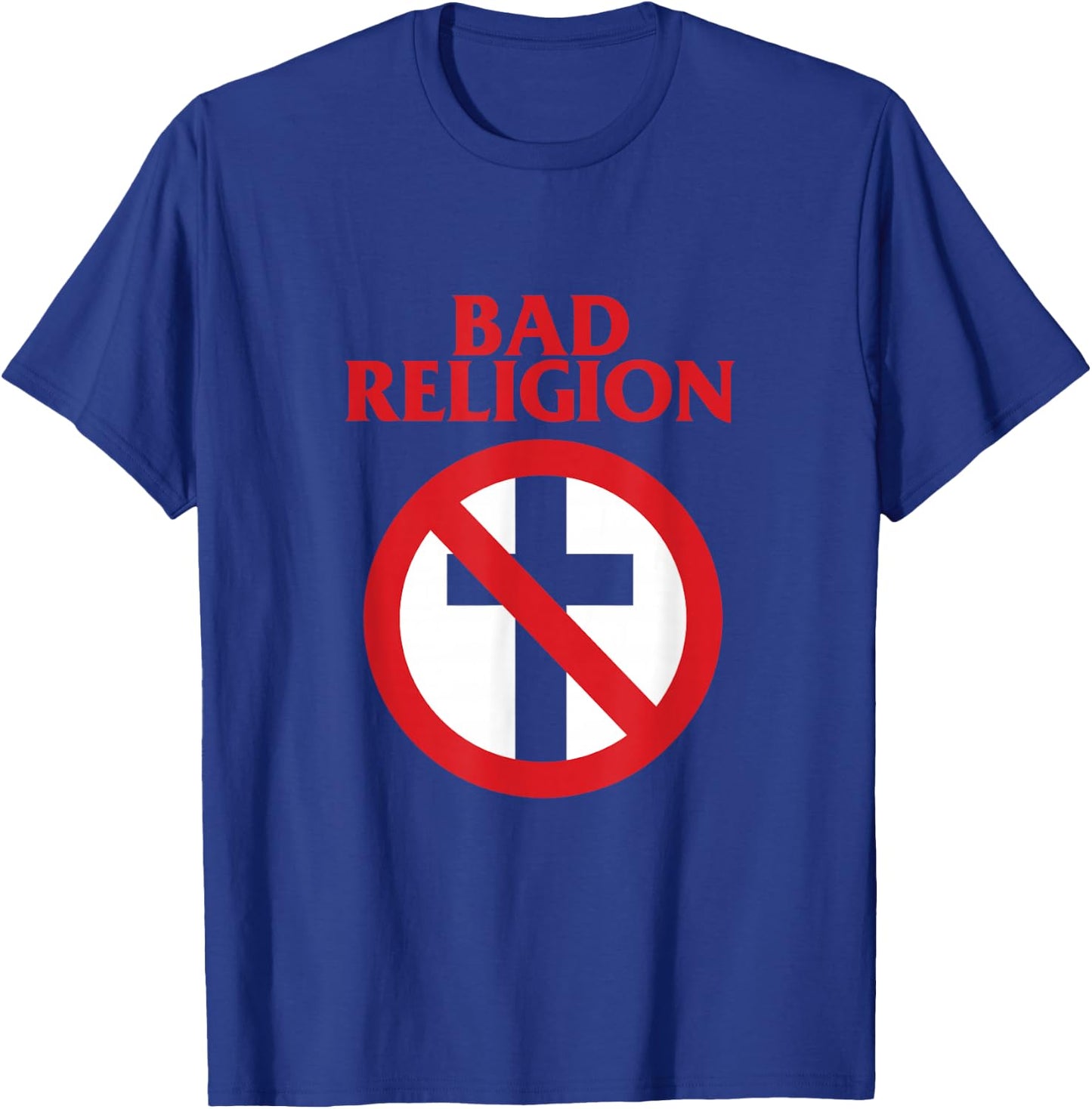 Bad Religion - Official Merchandise - Crossbuster Logo Small T-Shirt - T-Shirt | Royal