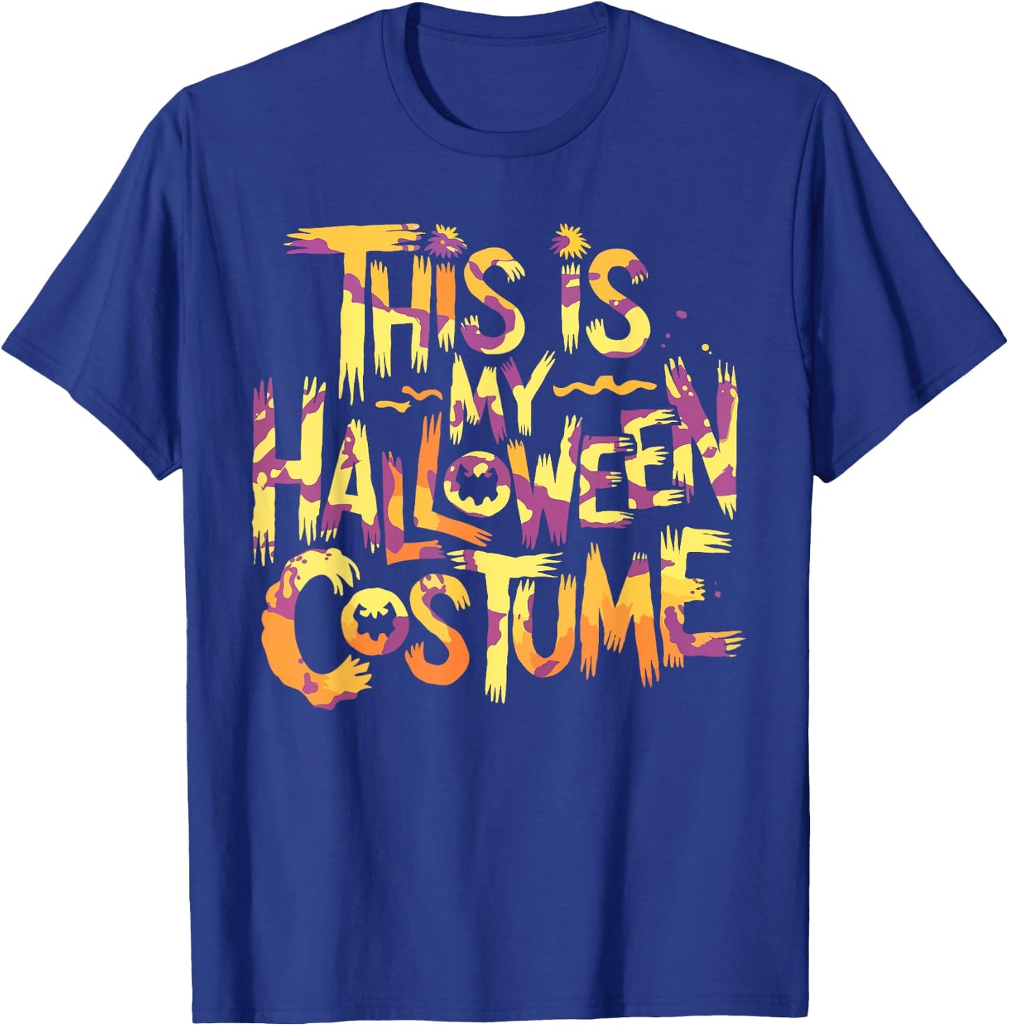 This Is My Halloween Costume Shirt Funny Last Minute Costume T-Shirt - T-Shirt | Royal