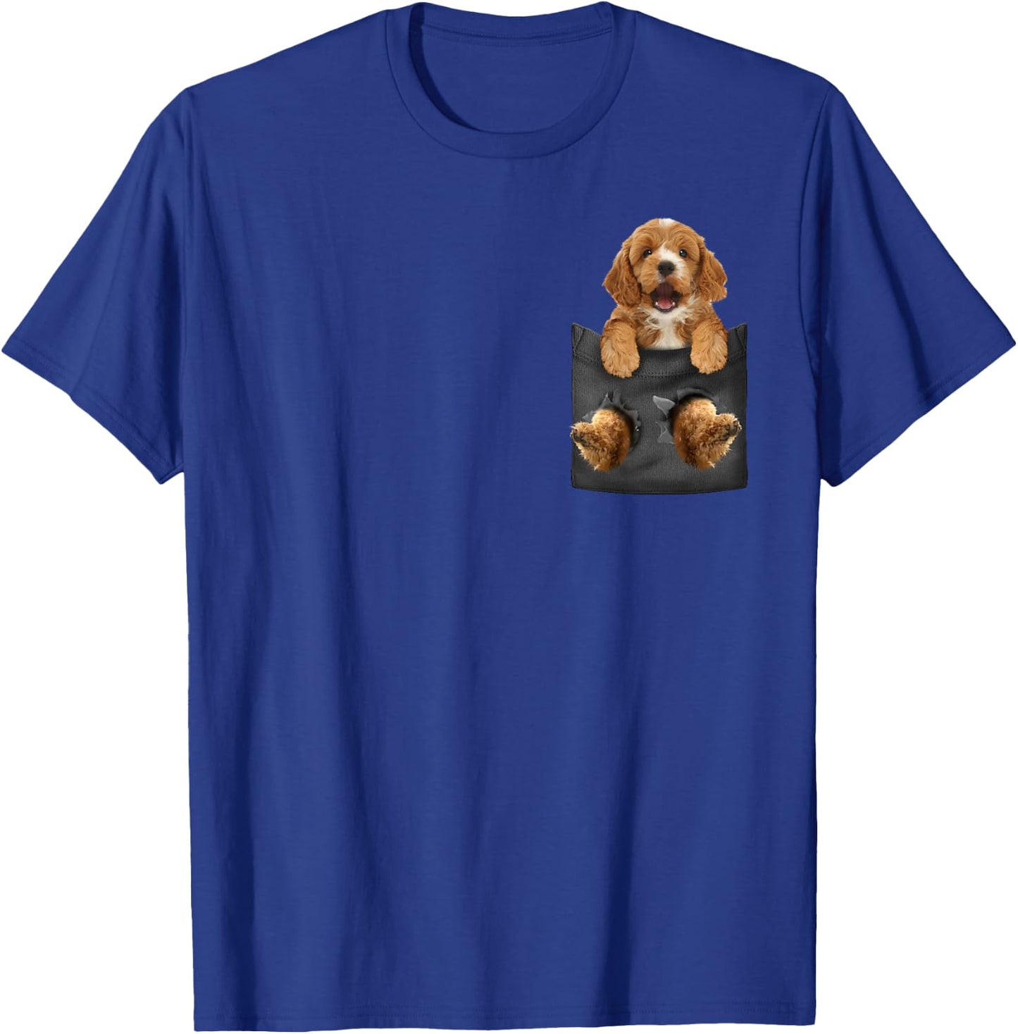 Cockapoo in Pocket Dog Girls Shirt T-Shirt - T-Shirt | Royal