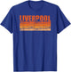 Liverpool Shirt Vintage Retro England T-Shirt - T-Shirt | Royal