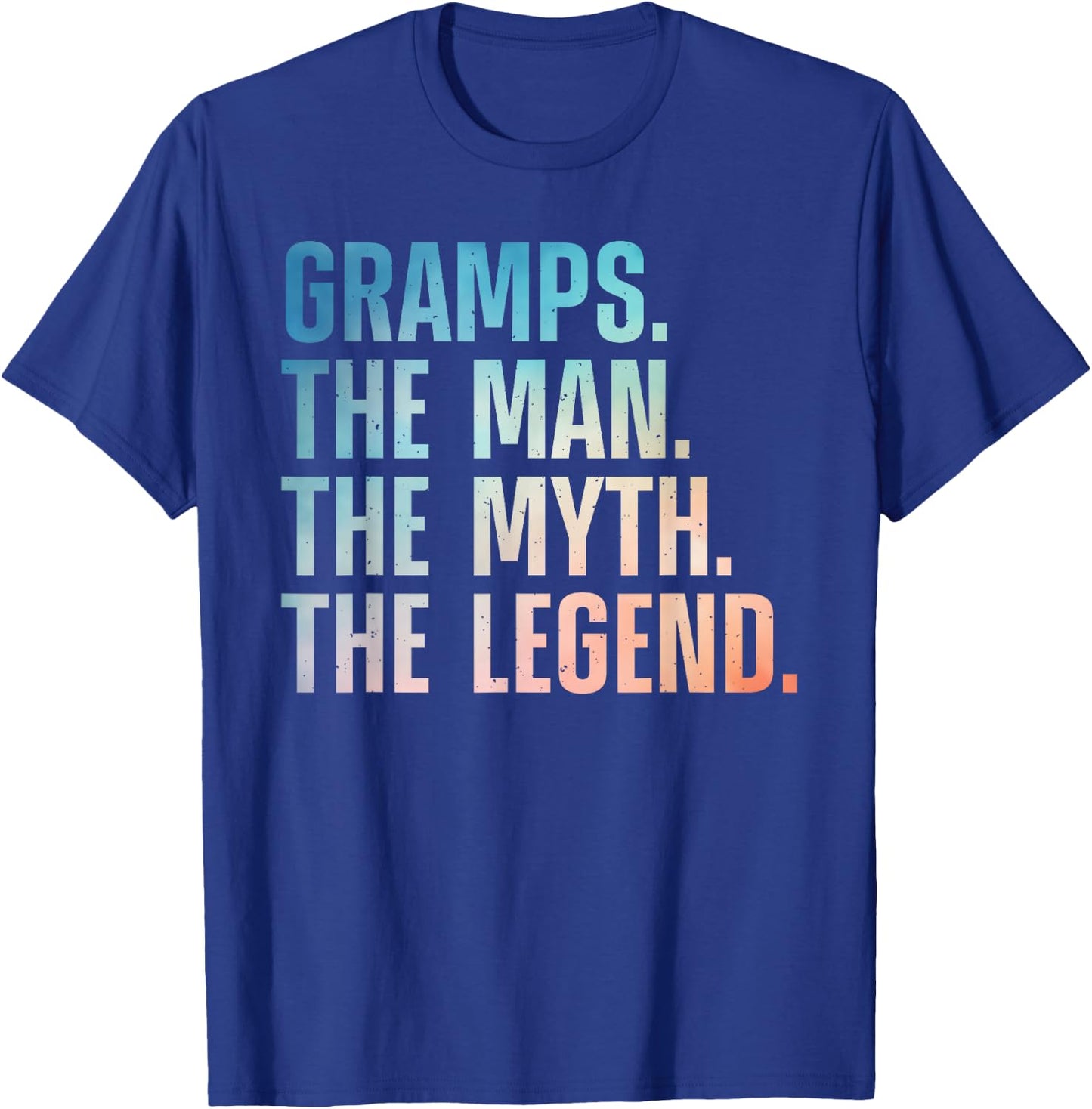 Gramps Design For Grandpa Grandfather From Grandkids Gramps T-Shirt - T-Shirt | Royal