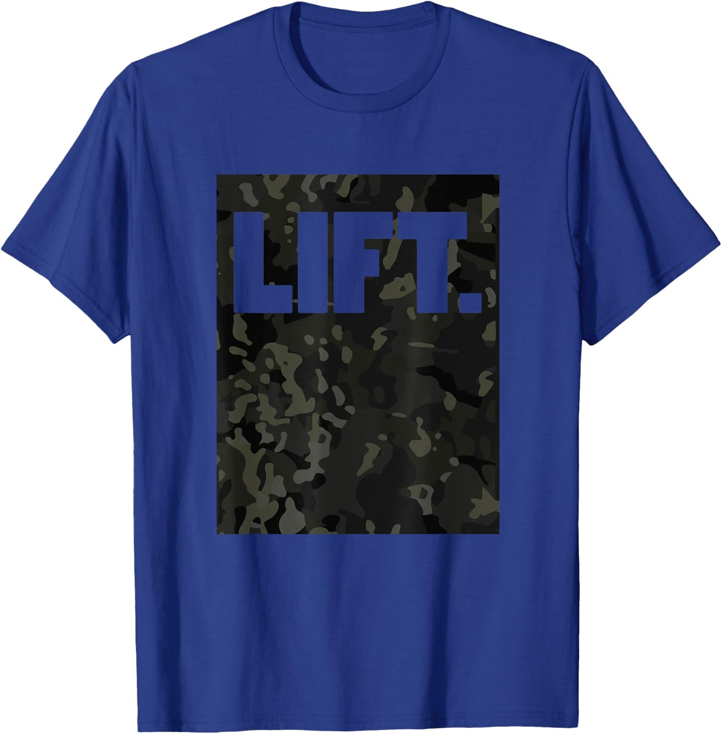 Camo black Multi Gym for Weightlifters & bodybuilder T-Shirt - T-Shirt | Royal