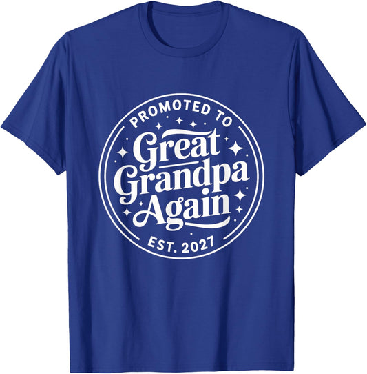 Funny Grandpa Est T-Shirt - T-Shirt | Royal