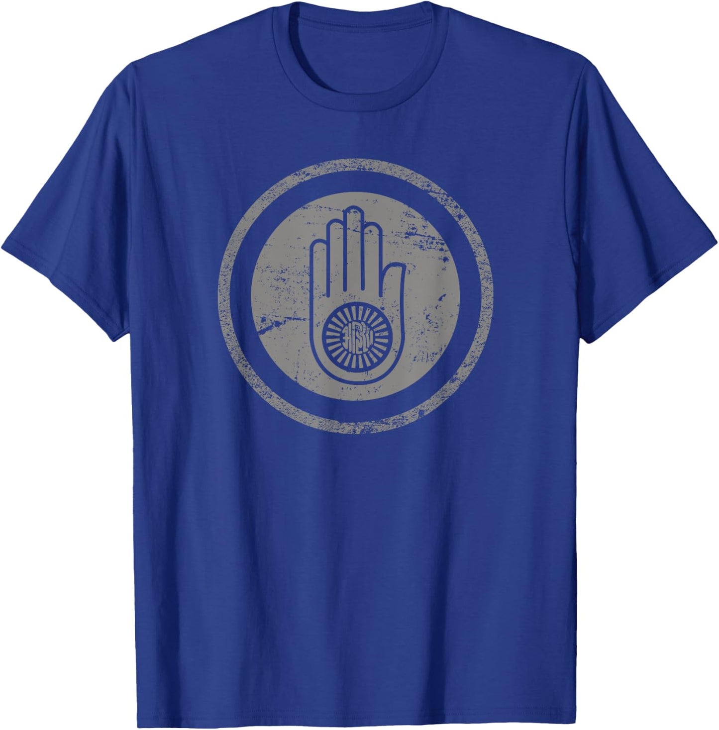 Distressed Vintage Jainism Shirt, Ahimsa T-Shirt - T-Shirt | Royal