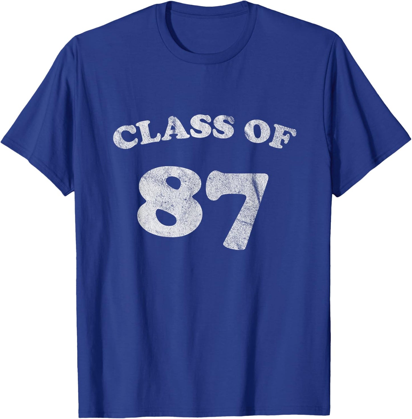 1987 Retro Class of 87 T-Shirt - T-Shirt | Royal