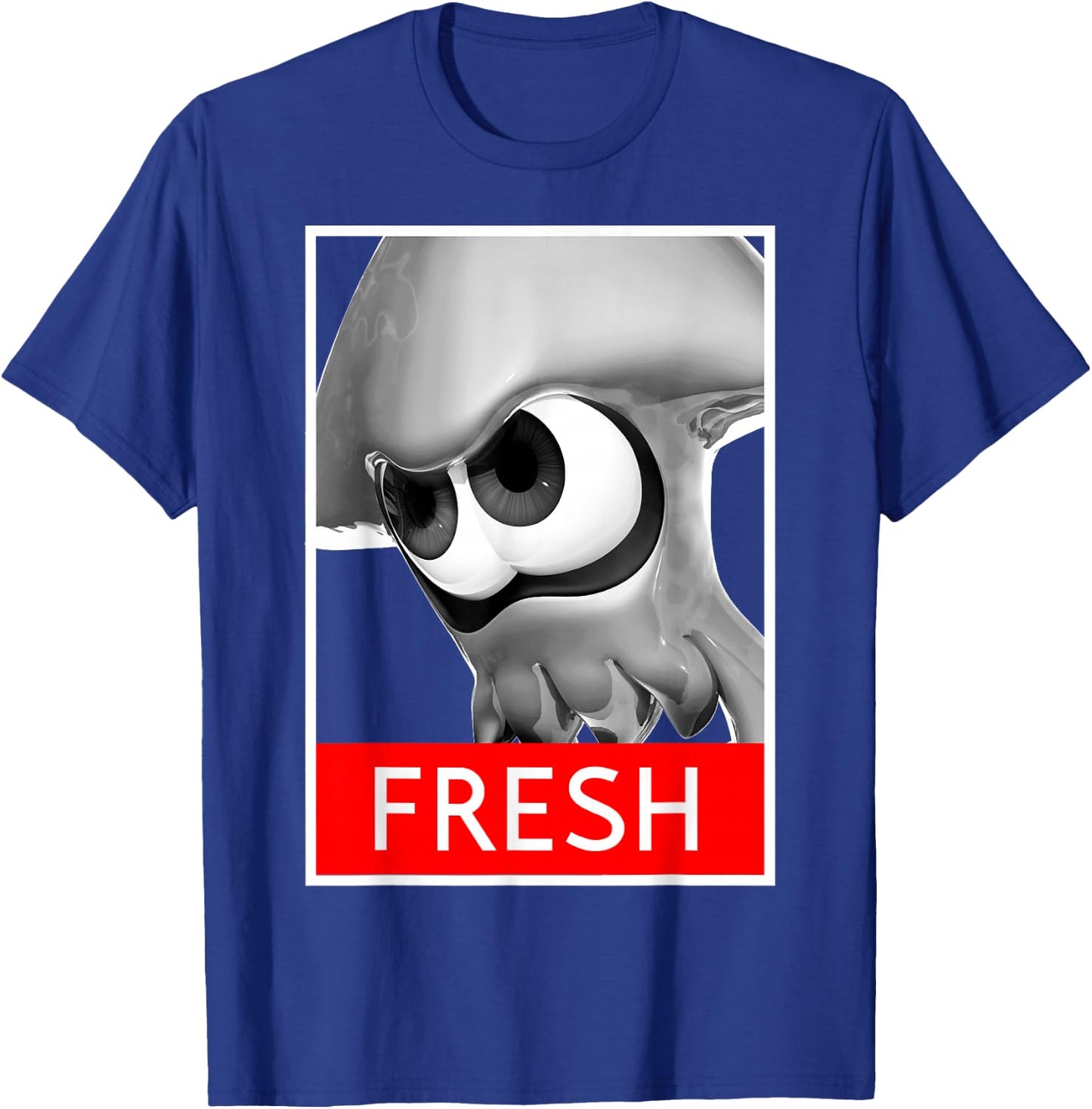 Nintendo Splatoon Inkling Fresh Streetwear Graphic T-Shirt - T-Shirt | Royal
