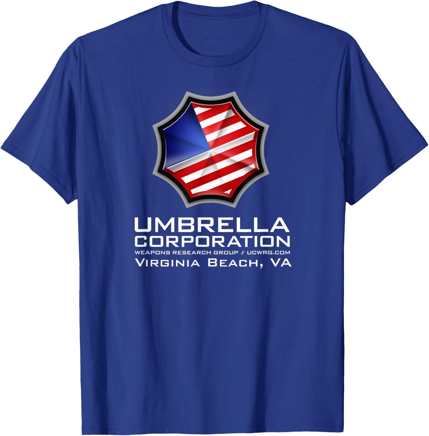 Umbrella Corporation Patriotic American Flag T-Shirt - T-Shirt | Royal