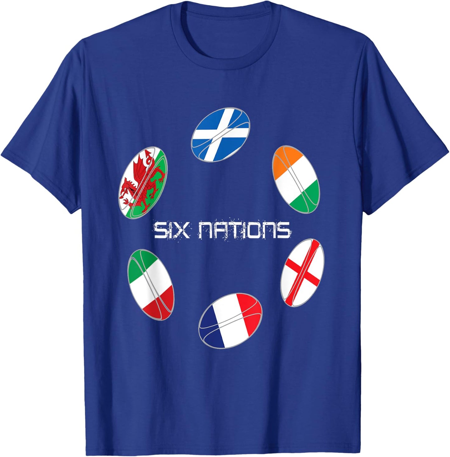 Rugby Six nations T-Shirt - T-Shirt | Royal