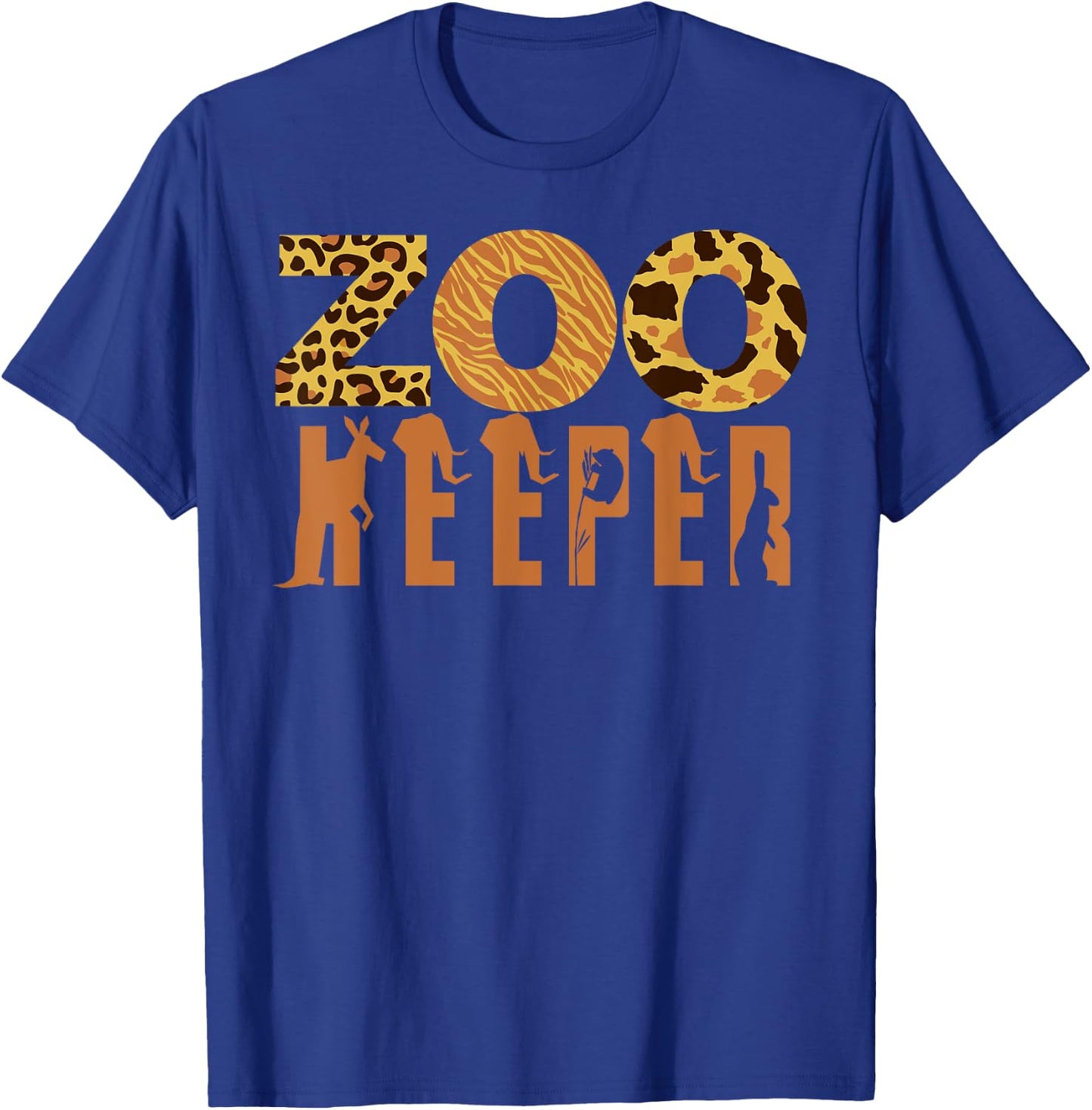 Zoo Keeper Animal Love Shirt Jungle Safari Explorer DIY Gift T-Shirt - T-Shirt | Royal