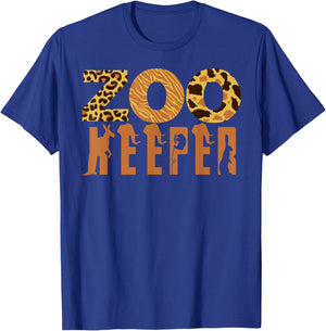Zoo Keeper Animal Love Shirt Jungle Safari Explorer DIY Gift T-Shirt - T-Shirt | Royal