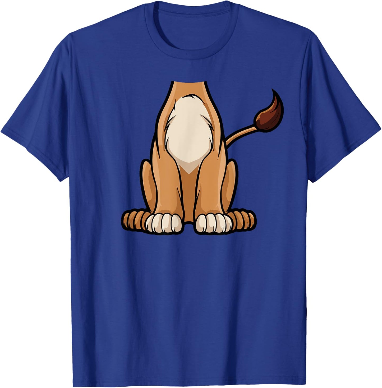 Lion Halloween Outfit Funny Simple Kids Costume T-Shirt - T-Shirt | Royal