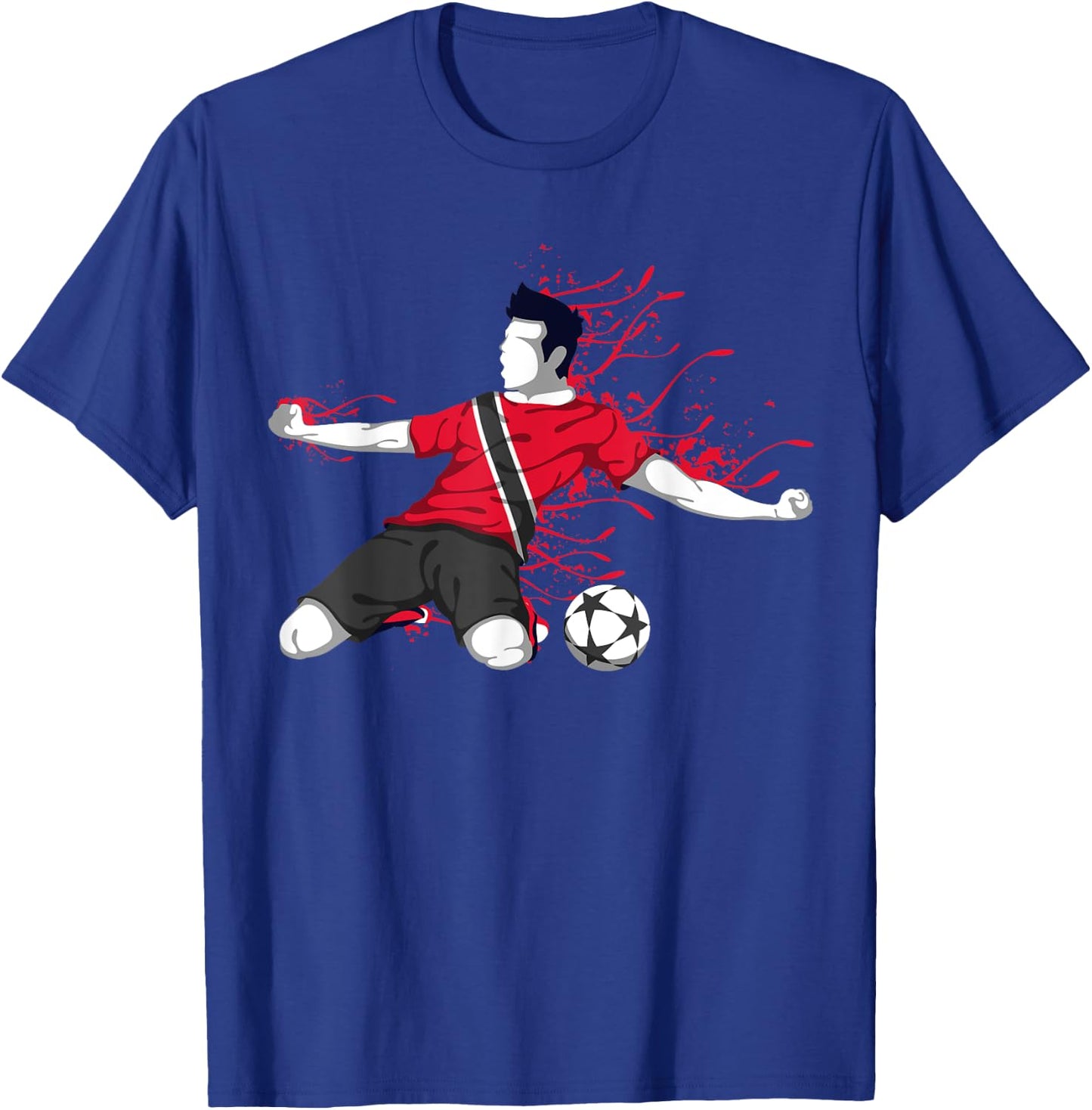 Trinidad and Tobago Soccer Trinidadian Flag Football Lovers T-Shirt - T-Shirt | Royal