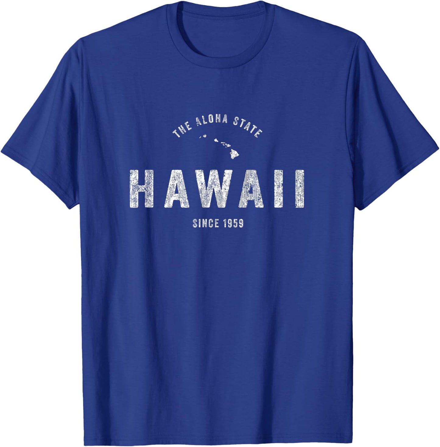 Hawaii T Shirt Vintage Sports Design Retro HI T-Shirt - T-Shirt | Royal