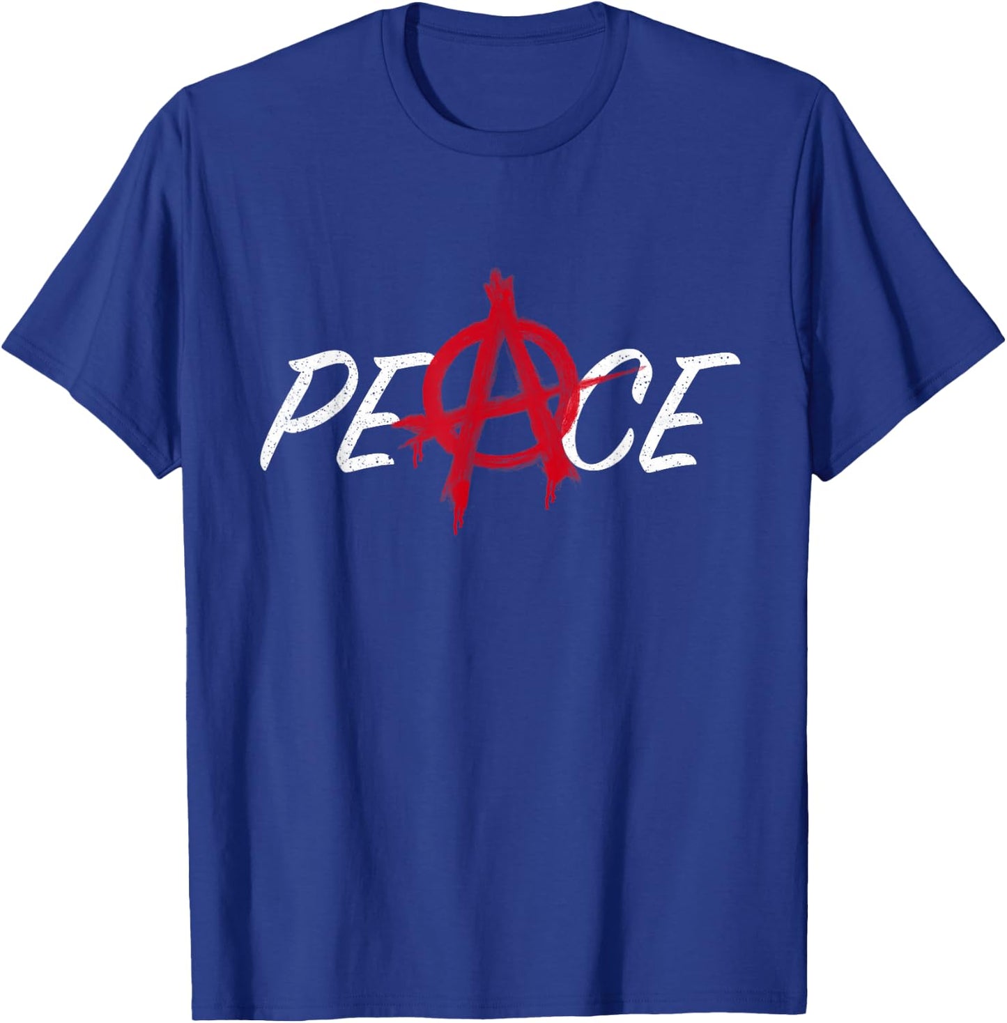Peace Anarchy Symbol for World Peace T-Shirt - T-Shirt | Royal